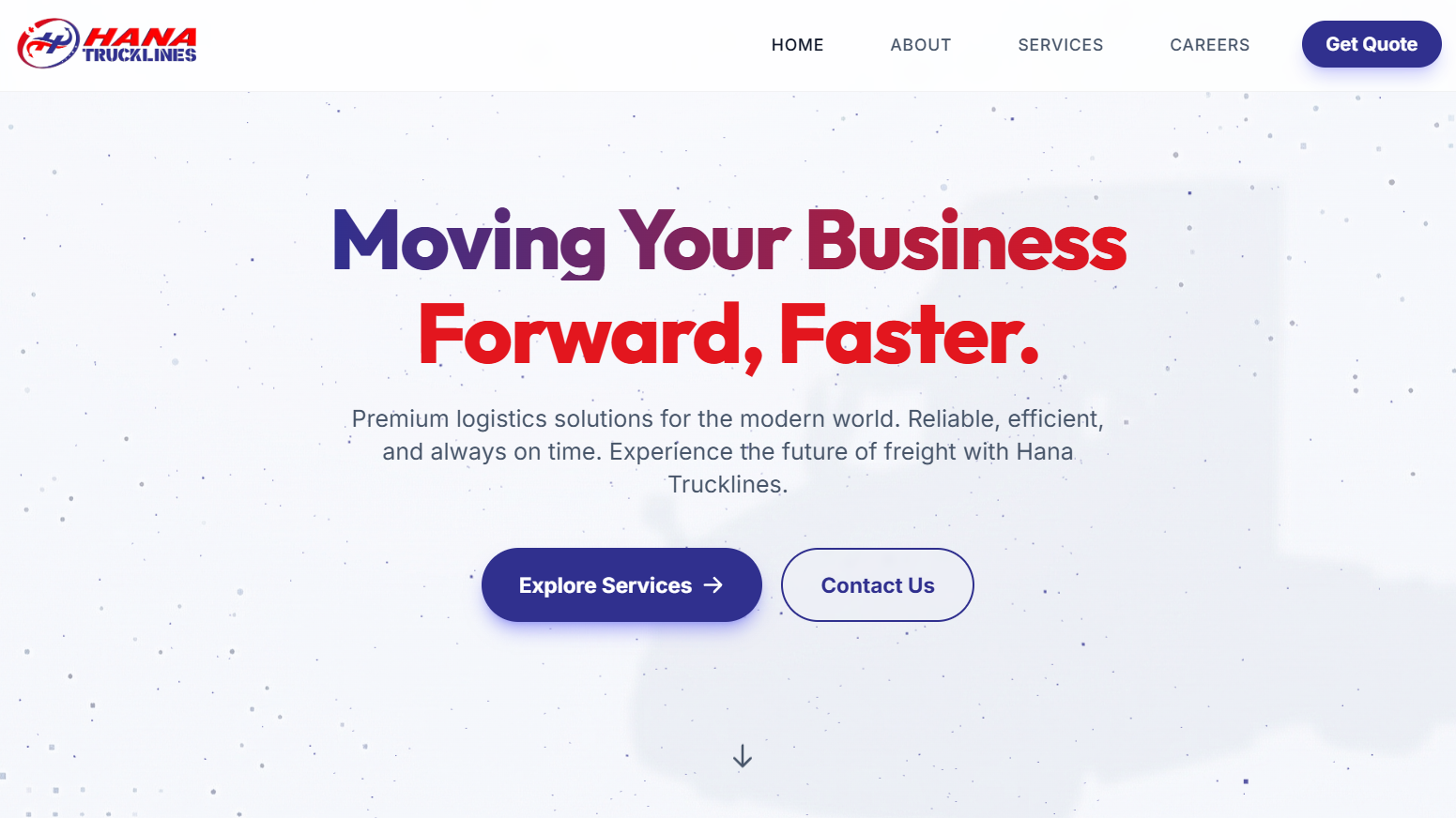 Hana Trucklines Website